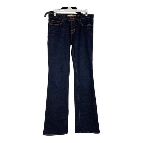 J Brand Womens Bootcut Jeans Size 28 Dark Wash Denim Made In USA - Picture 1 of 9